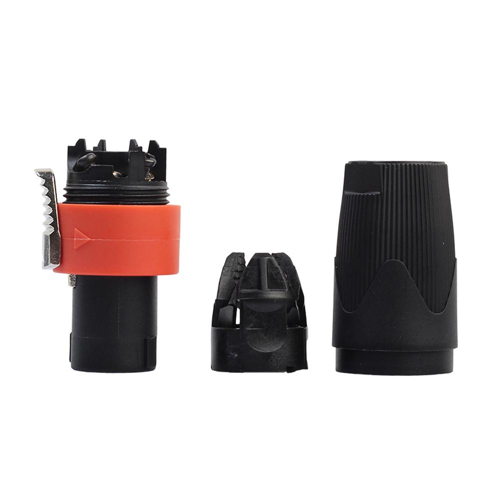 2-10pcs 4-Pole Male Audio Cable Connector Plug for Cable NEUTRIK Speakon nl4fc nl4fx nlt4x t2fc Male Audio Cable Adapter