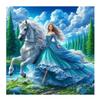 Diamond Painting Woman Portrait Rose Princess Full Round Square Diamond Embroidery Mosaic Cross Stitch Kits For Home Decor Gift