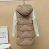 Осенняя и зимняя одежда с капюшоном, легкая повседневная пуховая куртка, жилеты для женщин