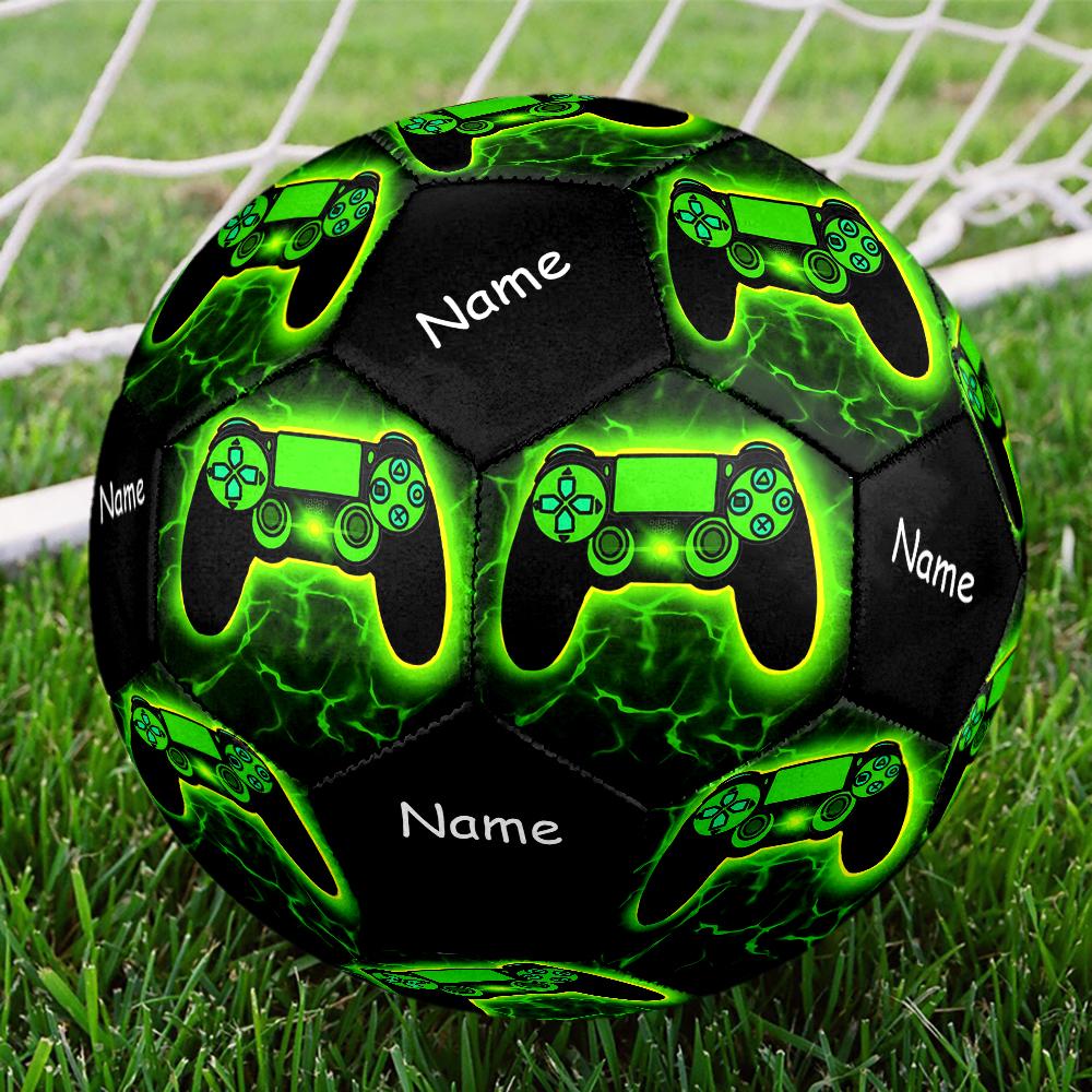 Custom Name Game Controller Theme Size 5 Soccer Ball, Suitable for Both Indoor and Outdoor Matches, a Gift Suitable for Everyone.