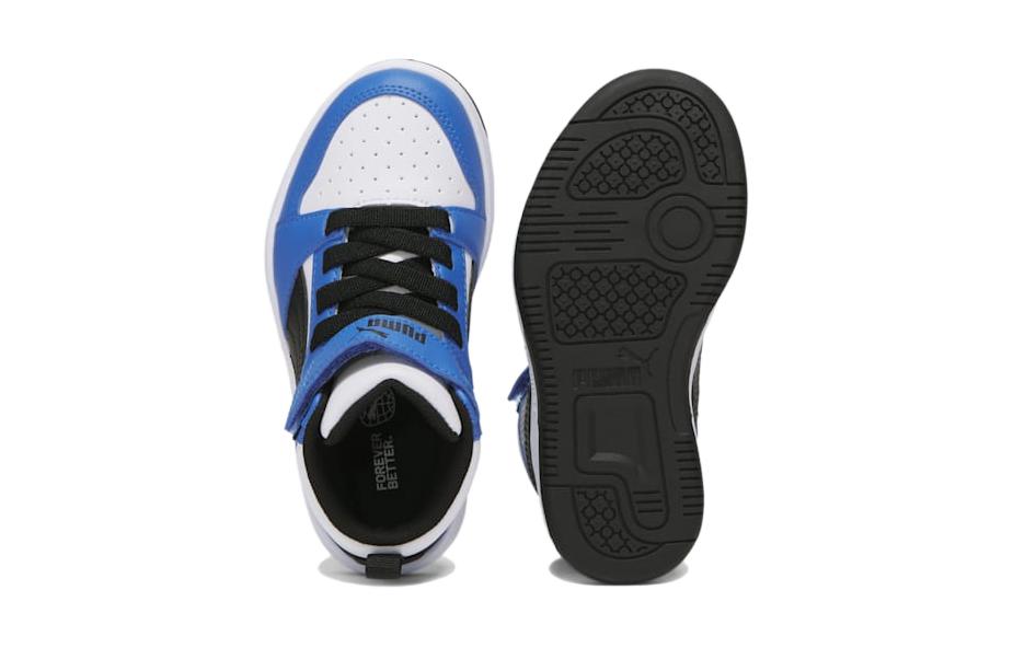 Puma REBOUND Кеды для скейтбординга для детей Белый Синий Детские 393832-06