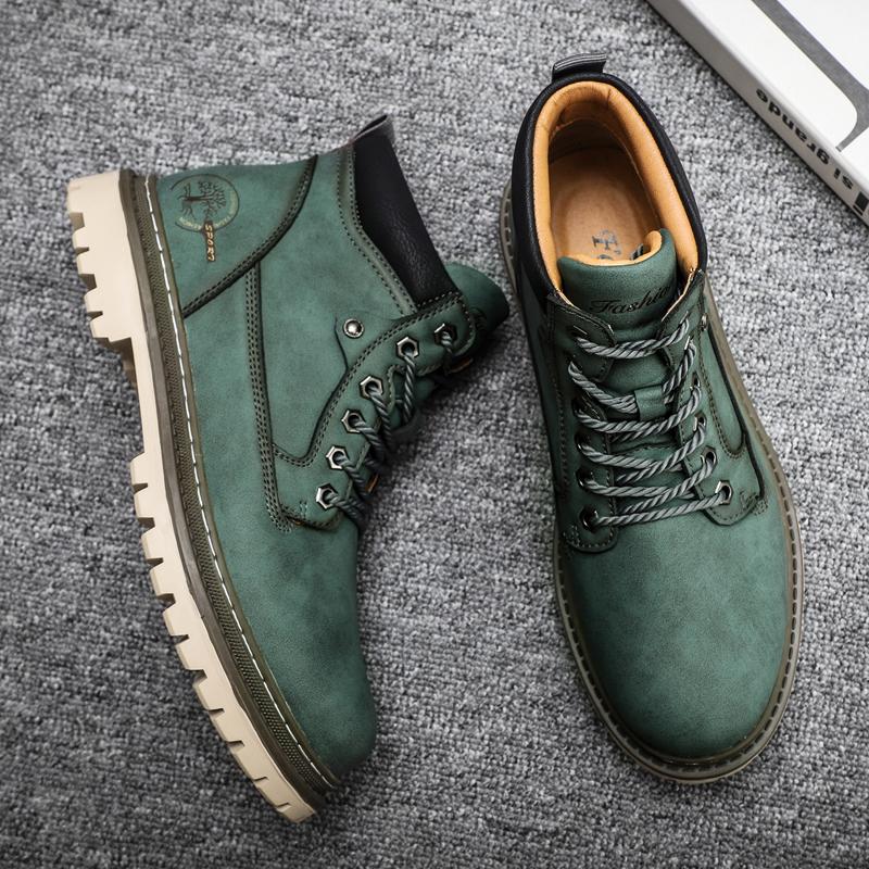 Модный бренд Мужские Супер Теплые Снежные Ботинки Зимние Мужские Ботильоны Водонепроницаемые Короткие Уличные Кроссовки Осенние Мужские Мотоциклетные