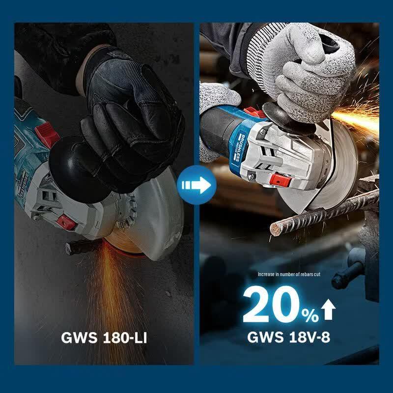 Bosch GWS18V-8 Cordless Angle Grinder CN plug (adapter included)