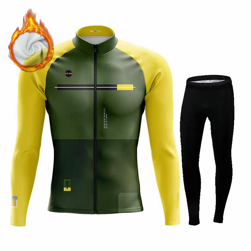 Комплект зимней велосипедной джерси Gobikful с термофлисом, велосипедная одежда, велосипедная одежда, костюм для катания на горном велосипеде