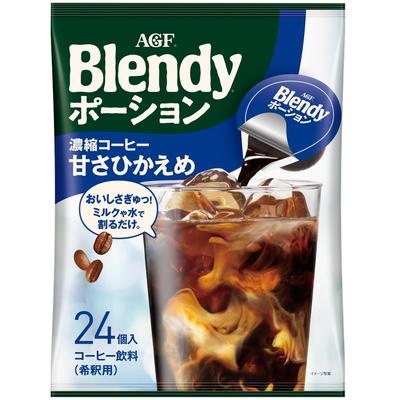 AGF Blendy Порционный Концентрированный Низкий 24 Штуки Кофе, Сладость, [Холодный Кофе] [Кофейная Порция]