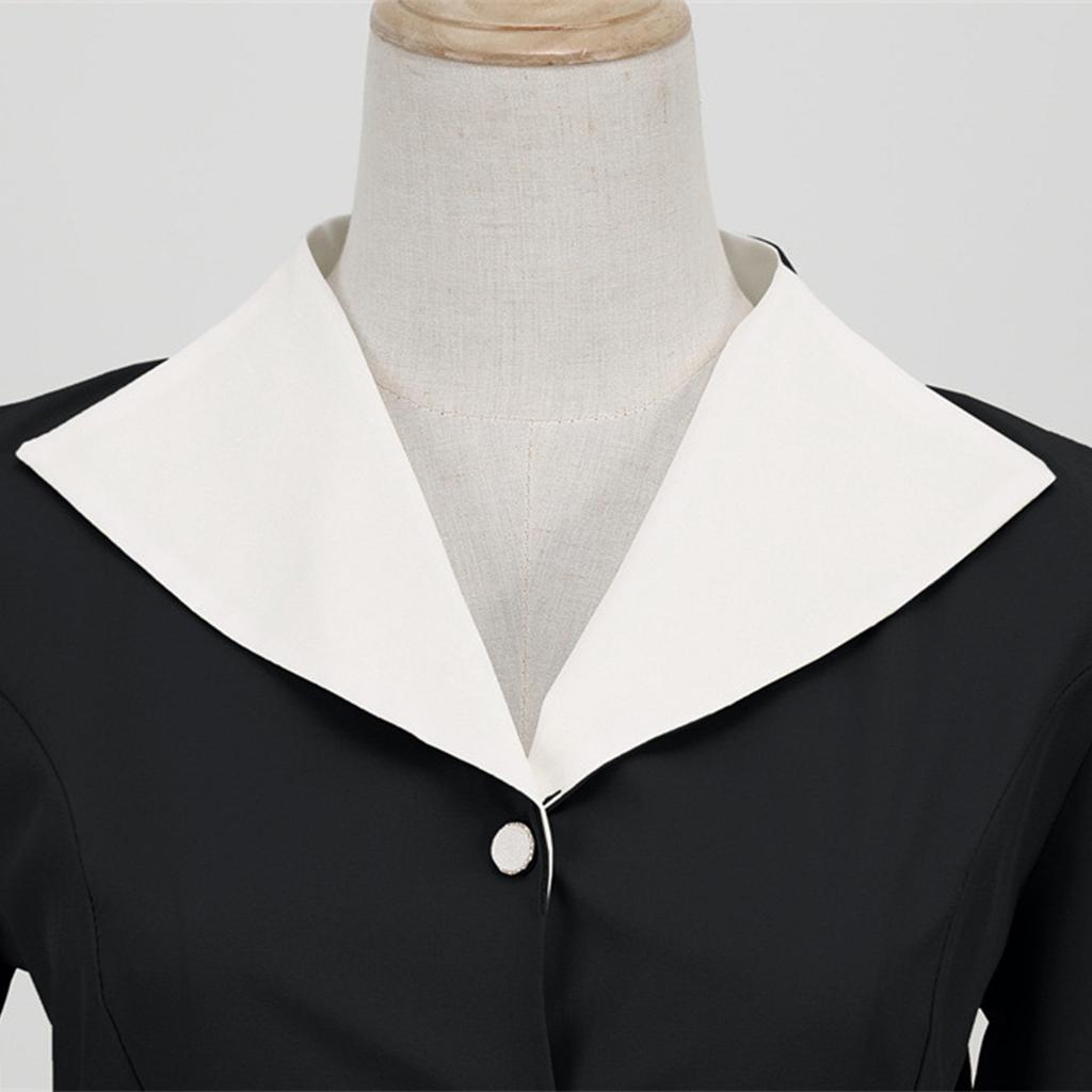 Женское однотонное повседневное вечернее платье с v-образным вырезом и короткими рукавами в стиле ретро