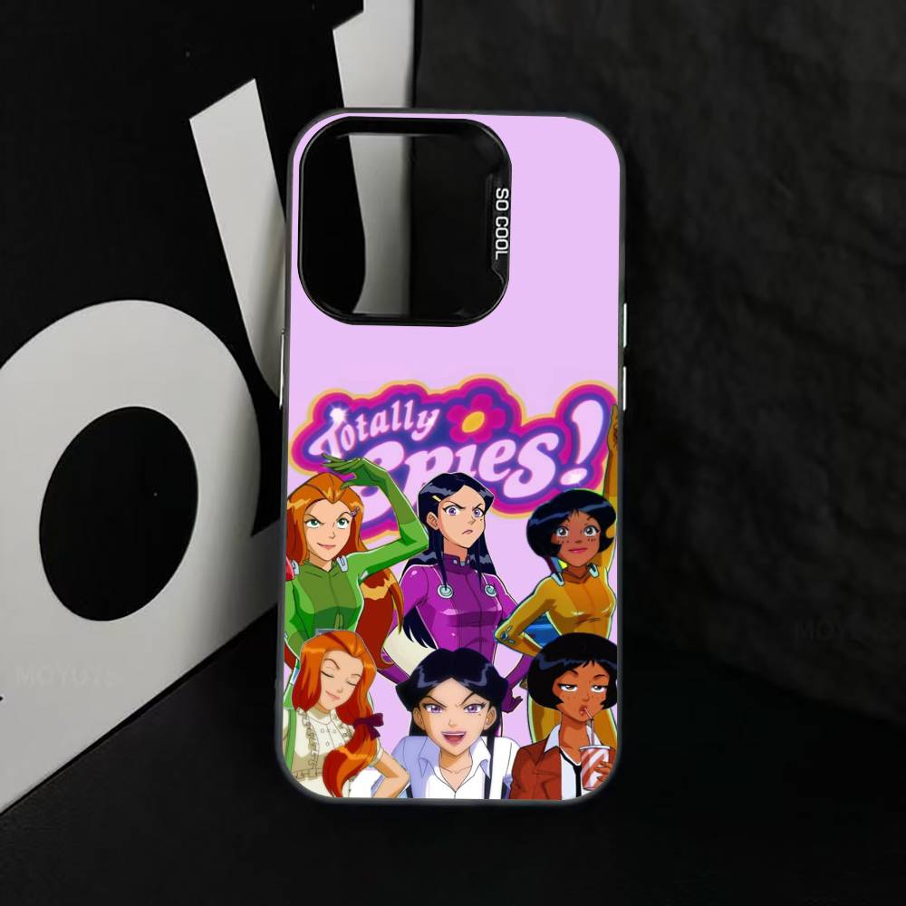 Чехол-книжка в стиле Т-Style Spies для iPhone 17, 16, 15, 14, 13, 12, 11 Plus, Pro Max, XS, Цветной Посеребренный Внутренний Чехол