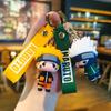 10pcs/set Anime Naruto Keychain Fashion Jewelry Cartoon Figure 7CM PVC Model Cartoon Bag Doll Pendant Toys Gift