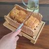 Bamboo Bread Slicer & Chopping Board for Kitchen Use