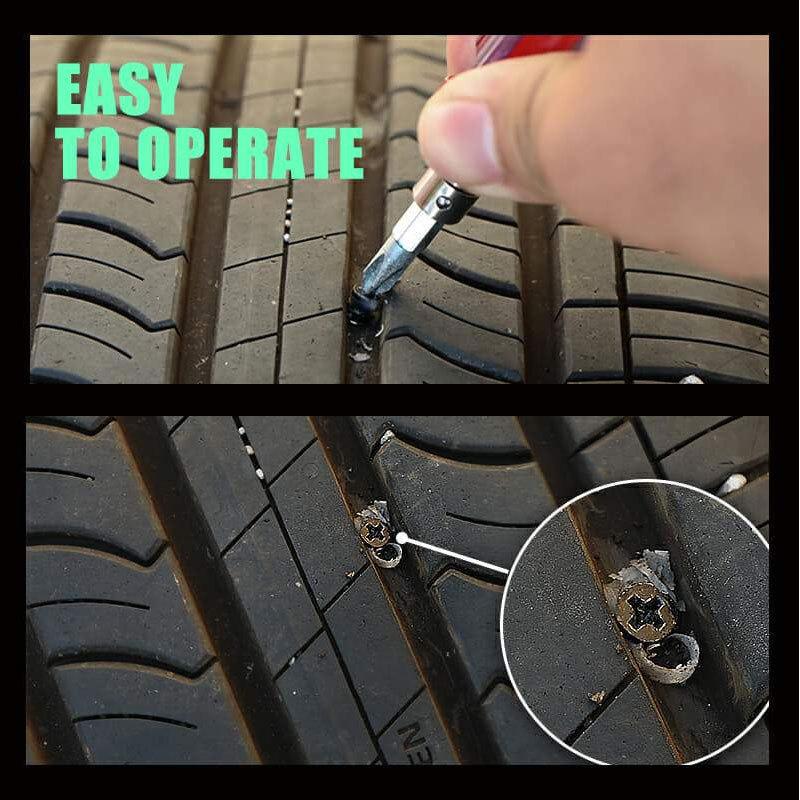 Car Motorcycle Vacuum Tyre Repair Nails Truck Scooter Bike Tire Puncture Repair Tubeless Tools Rubber Metal Accessories 10/30Pcs