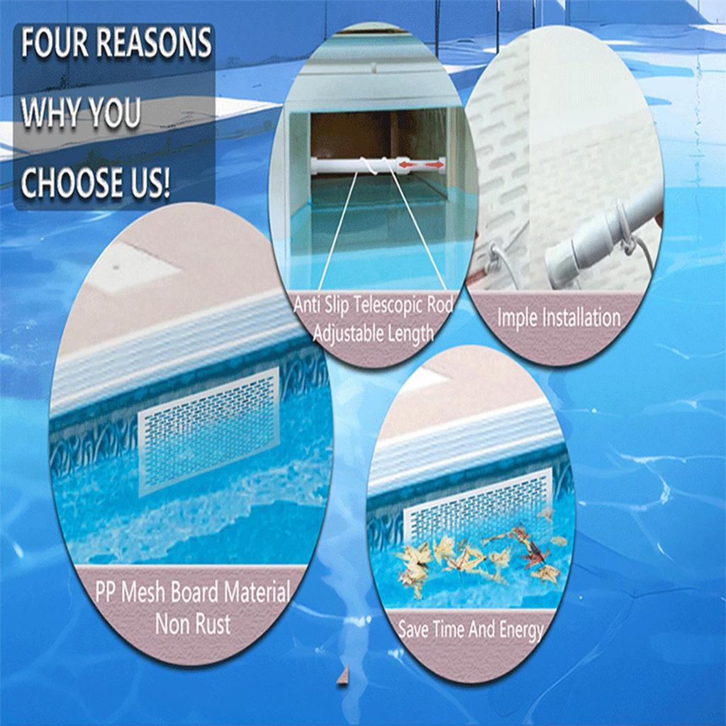 Pool Skimmer Net Pool Skimmer guard kit Leaf Guard Mesh Screen Protective Heavy-Duty for Pond Poolside Hot Tub pool cleaning net