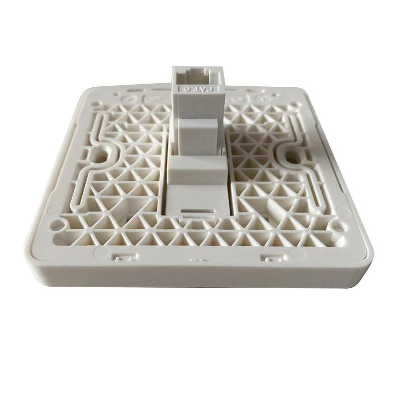 Гигабитная сетевая розетка CAT6, 86x86 мм, RJ45, Cat6, LAN, лицевая панель, прямая розетка для Интернета