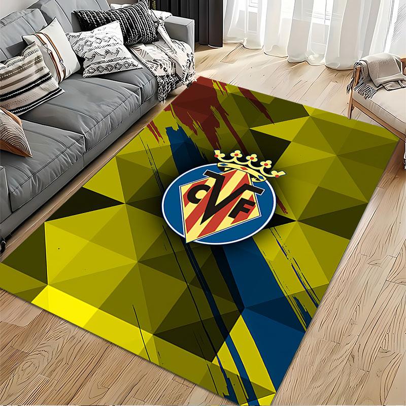 Yellow Geometric CVF Logo Carpet suitable as a non-slip mat for the living room or bedroom sofa