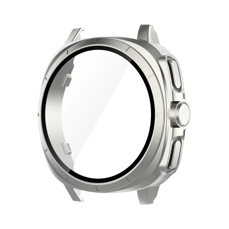 Замена на Ultra Glass Case Shell для Samsung Galaxy Watch 7 44 мм 40 мм PC Case Screen Protector Upgrade для Samsung Galaxy Watch 7 44/40 мм