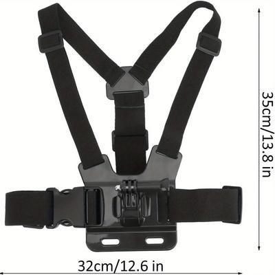 Для GoPro Нагрудный ремень Регулируемый ремень-жгут Эластичный нагрудный ремень Для GoPro Hero 13 12 11 10 9 DJI Action 4 3 Insta360 X4 X3