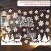 Christmas Wall Window Stickers Marry Christmas Decoration For Home 2024 Christmas Ornaments Xmas Navidad Gift New Year 2025