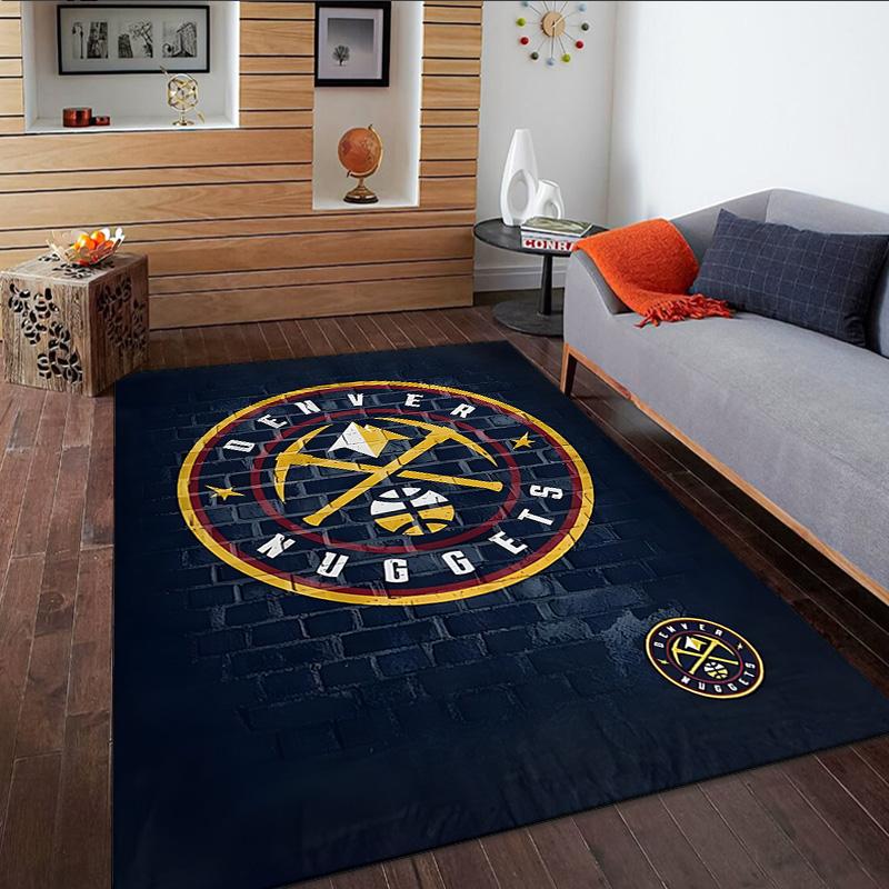 Denver Basketball Team  Carpet, Kitchen Rugs, Yoga Mat, Non-Slip Mats, Rug for Bathroom, Living Room bedroom, Camping Rugs Christmas Gift