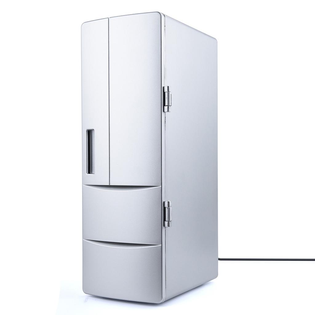  Portable USB Desktop  Refrigerator Beverage Cooler Freezer Fridge
