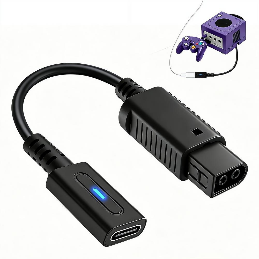 Зарядный кабель Type C PD для контроллера NGC, 45 Вт, USB C, шнур питания для Nintendo Game Cube, зарядный провод, кабель для консоли