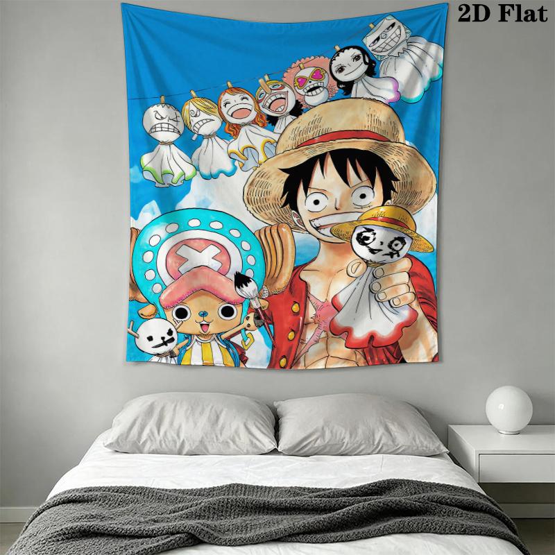 One Piece Wall Tapestry Aesthetic Wall Hanging Printed Fabric Blanket Decorative Tapestries for Bedroom Living Room Home Decor