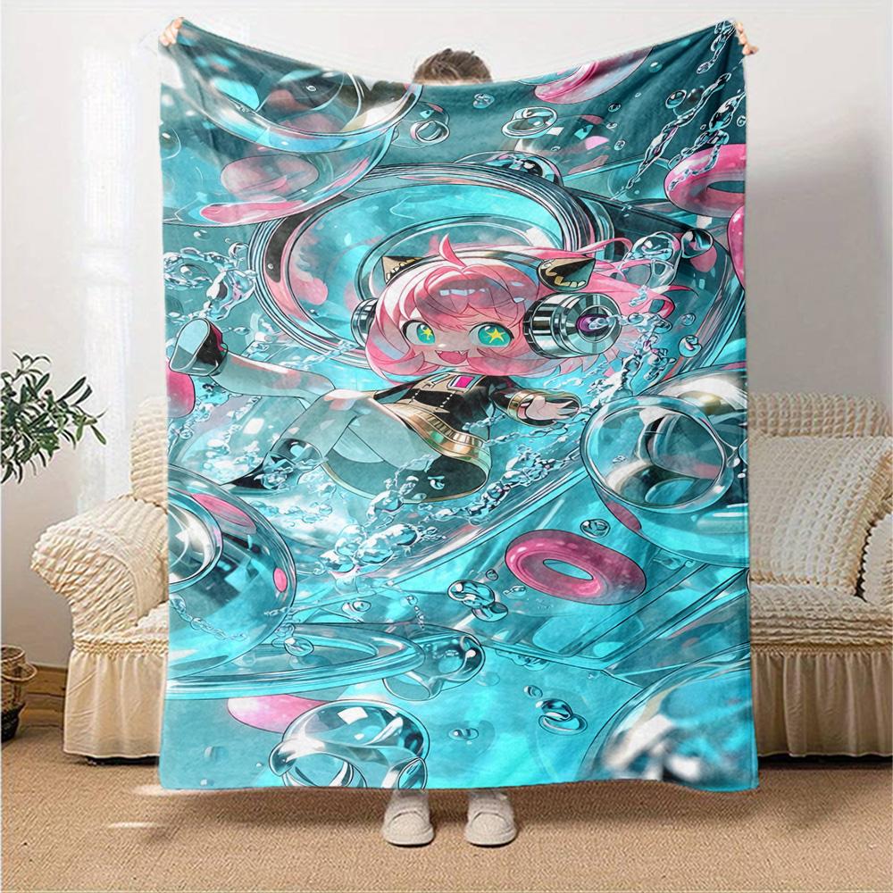 Anya Forger Blanket Ultra-Soft Great for Couch Office Seaside Four Seasons Universal Modern Style Ideal Gift for Friends Family Couples Picnic