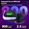 2.4G Wireless Gaming Headset With Wall Mounted Stand Retractable Mic 40mm Driver Headphones for PC PS5 PS4 Switch Phone