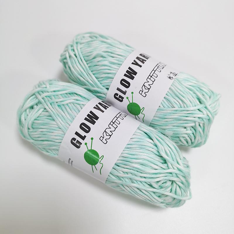 1 шт., светящаяся в темноте пряжа, полиэфирная светящаяся пряжа, светящаяся для ручного вязания, пряжа, ковер