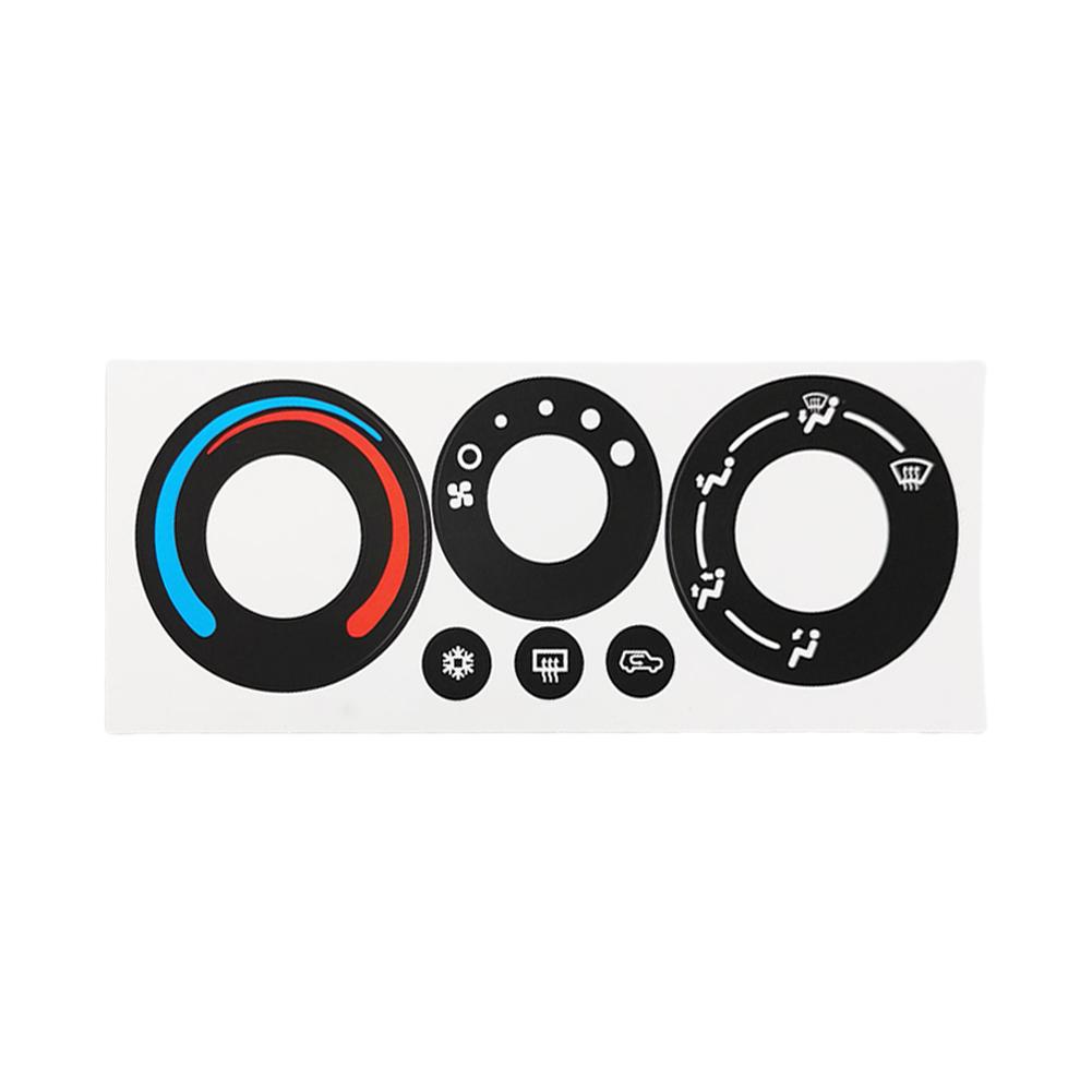 Generic AC Climate Control Worn Button Repair Sticker Decal for Chevrolet Equinox Pontiac Torrent 2005-2006 Replacement Stickers