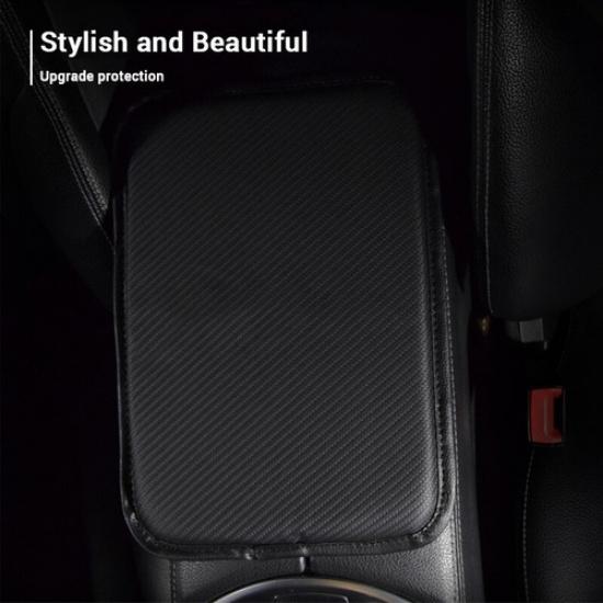 Car Armrest Cushion Cover Center PU Console Box Pad Protector Accessories