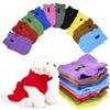 Сплошной цвет, теплый свитер для собак, однотонный жилет, тип одежды для собак, теплая текстура, флисовая одежда для домашних животных, пальто для кошек