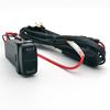 1 шт. Автомобильный двойной USB-зарядник, гнездо, подходит для MITSUBISHI ASX Lancer Outlander Pajero, Автоаксессуары