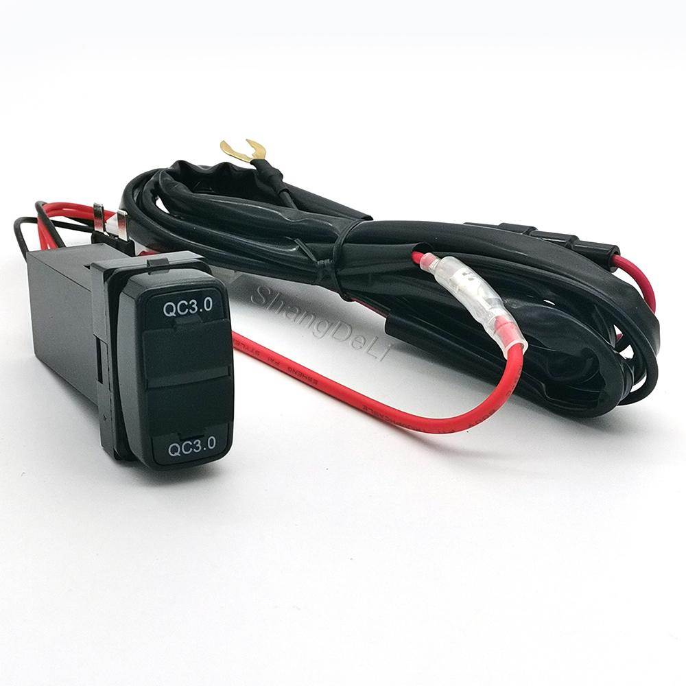 1 шт. Автомобильный двойной USB-зарядник, гнездо, подходит для MITSUBISHI ASX Lancer Outlander Pajero, Автоаксессуары