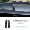 Наклейки на стойки кузова для Renault Megane Hatchback 2009 2010 2011 2012 2013 2014 2015. Стойки оконных проемов автомобиля с рисунком под карбон.