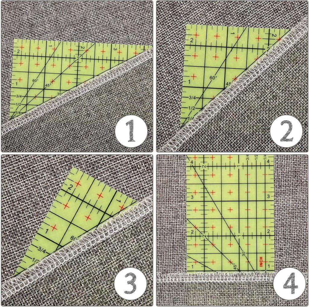 Горячая линейка для утюга Горячая гладильная измерительная линейка для шитья Аксессуары для подгибки Инструмент для прессования Термостойкие аксессуары Инструмент для квилтинга своими руками