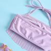 Girls' Mermaid Tassel Bikini Set - Summer Split Swimsuit for Children