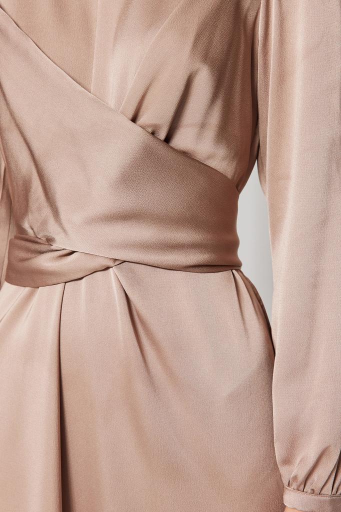 Женская мода новое вечернее платье в стиле хиджаб цвета экрю двубортное детальное свадебное длинное вечернее платье для особого дня