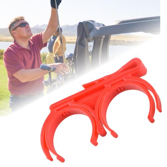 Golf Ball Holder Clip Rotatable Claw Secure Grip Professional Foldable Portable 2 Golf Balls Organizer Clamp Golf Accessories Golfer Gift
