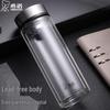 Zhi Shi Double Wall Borosilicate Glass Tumbler with Lid