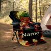 Personalized Custom Name Blanket - Zoro the Pirate King Print Design,Blanket for Sofa,Bed,Travel,Camping - Soft and Warm, Great Gift