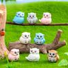 Micro Landscape Cute Owl Figure Decoration Gardening Decoration Accessories Desktop Car Widget