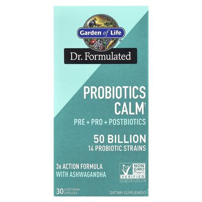 Probiotics Calm, 50 Billion, 30 Vegetarian Capsules