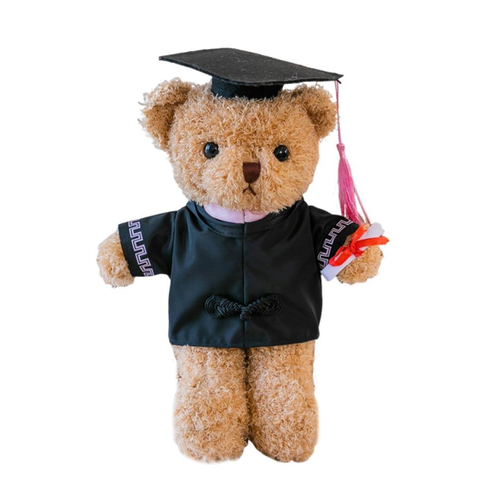30cm Cute Stuffed Animal Doll Soft Graduation Gift Creative Doctor Bear Plush Toy Graduation