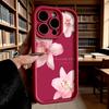 Чехол для телефона iPhone 17 16 15 14 Plus 13 12 11 Pro Max XS XR X 17 Air 16E INS Цветочный узор Силиконовый ударопрочный чехол