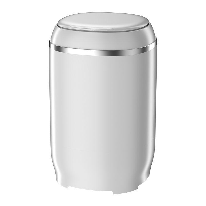 Компактная полуавтоматическая мини-стиральная машина с синим светом и функцией отжима