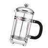 Стеклянный пресс-горшок 600 мл Прозрачный фильтр из нержавеющей стали Термостойкий Пресс для быстрого приготовления кофе