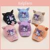 Детская бейсболка Sanrio Kuromi с защитой от солнца и дышащей сеткой для летнего ношения