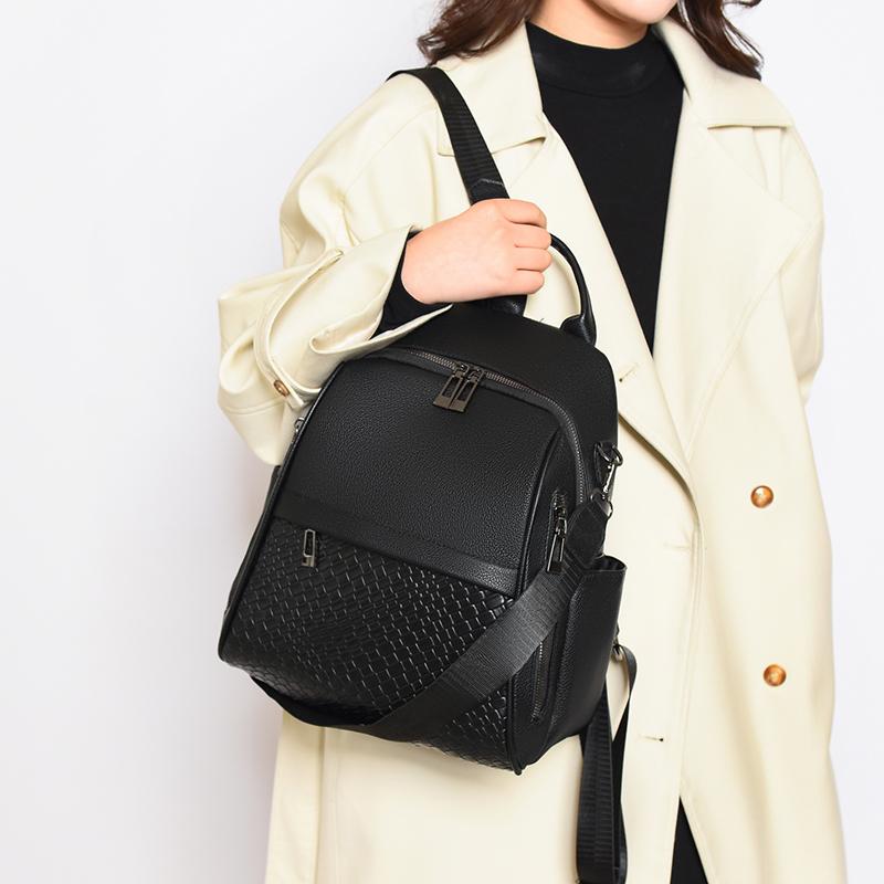 Женский многофункциональный кожаный рюкзак, большая вместительная сумка, школьные рюкзаки, дорожные рюкзаки