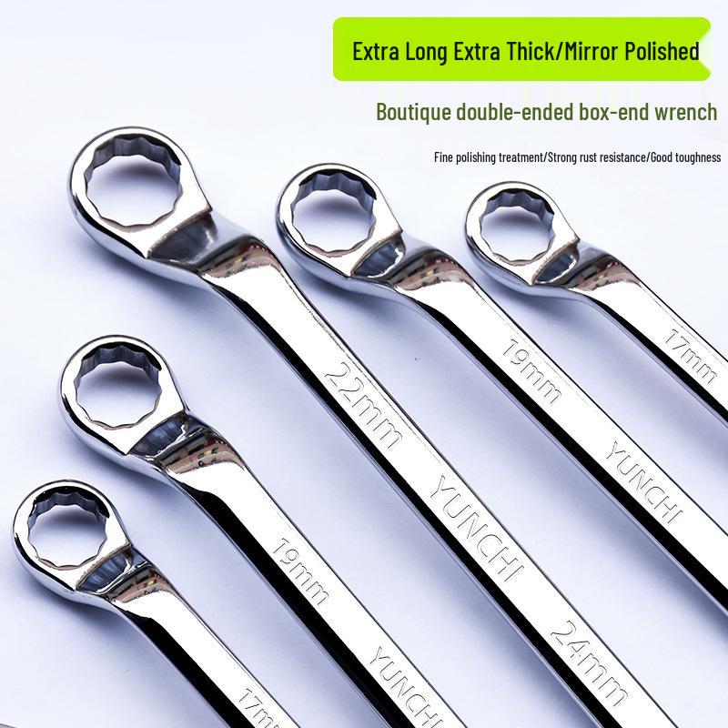 Набор двусторонних накидных ключей с зеркальной полировкой: Инструмент для ремонта очков и автомобилей 8-55 мм