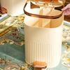 Foot Pedal Metal Softly Close Pedal Bathroom Trash Can for Kitchen Hotel Home Office 8/10/15L Trash Can with Lid