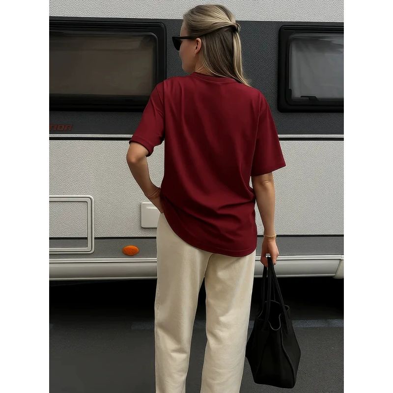 New Printed T-Shirt Fashion Wind New Fashion Casual Loose Print Letter Short Sleeve T-shirt Top